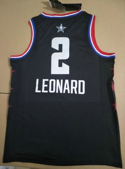 2 Leonard 2019 all star game jersey black